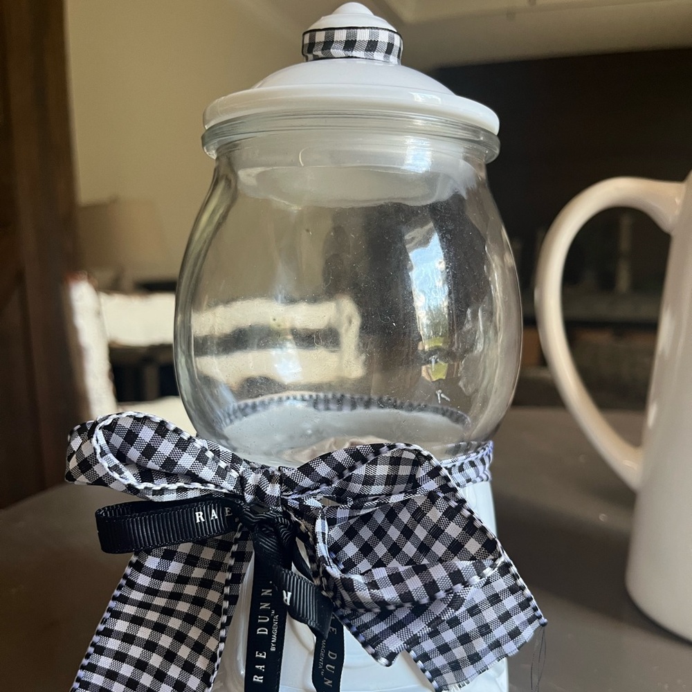 Glass faux gum ball decoration